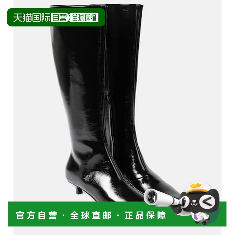 1h可退 香港直邮TOTÊME 女士 The knee-high-boots 薄款皮质中筒