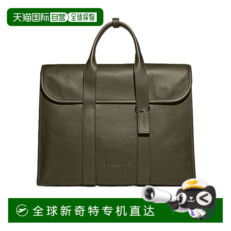 1h可退 香港直邮COACH 男士手提包 C5318ARY SS2022 绿色 Gotham