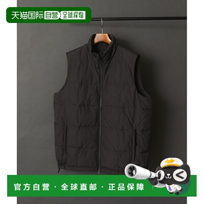 1h可退 日本直邮TAION 男装 高领W拉链 800FP羽绒背心 ITA617C003