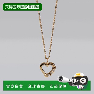 女装 心形 项链 1h可退 K10YG材质 cui 钻石镶嵌 783 日本直邮cui