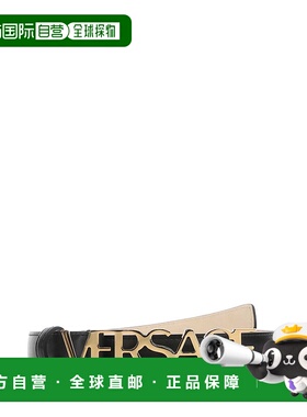 香港直邮VERSACE 女士腰带 1002202DV3T1B00V AW2023 黑色 VERSAC