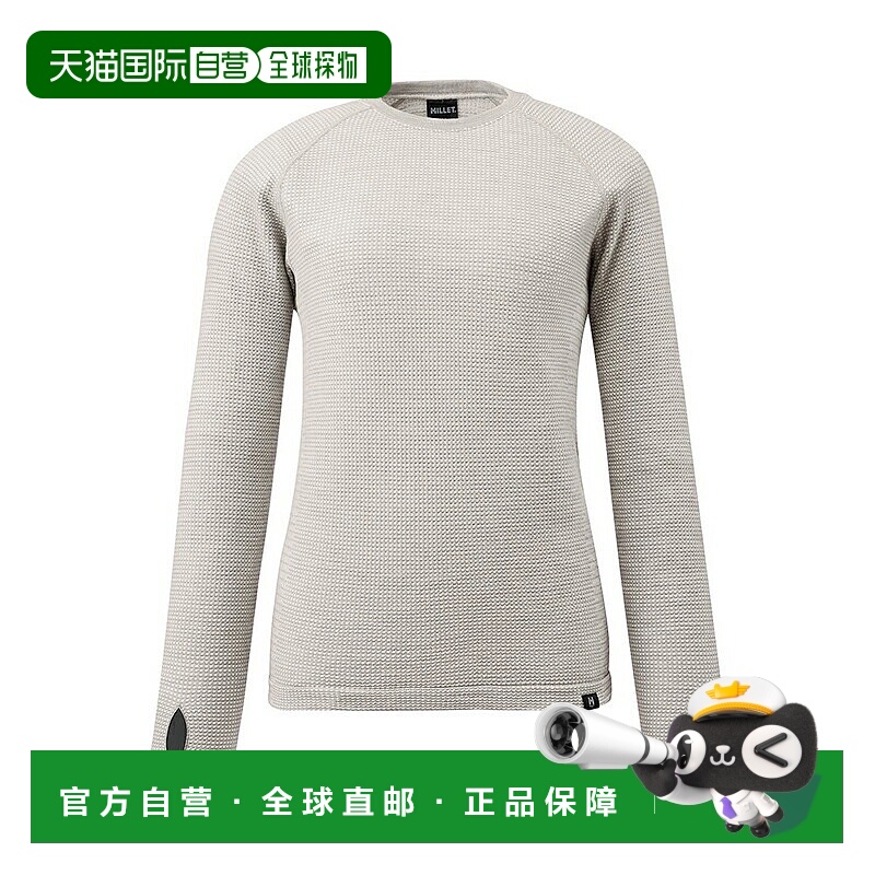 日本直邮MILLET WAFFLE WOOL CRW W套头衫 MIV01915