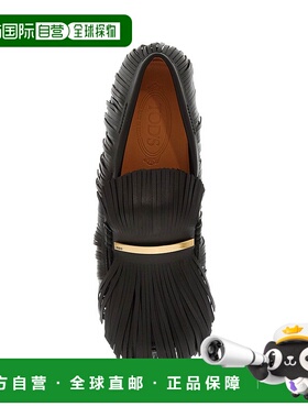 香港直邮TOD'S 女士芭蕾乐福鞋 XXW22L0IV60U0RS808 AW2024 黑色