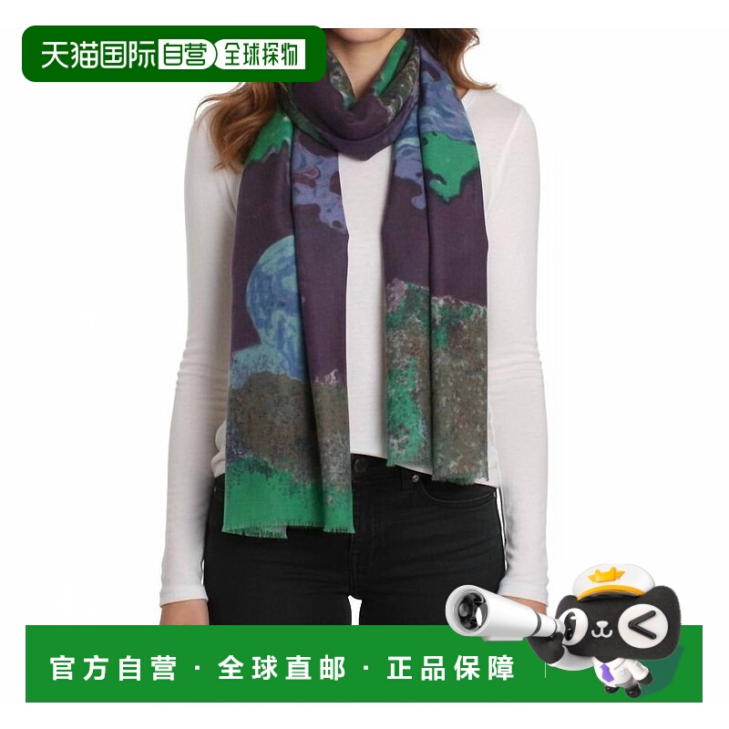 自营tolaniFloral Scarf In Purple - purple 美国奥莱直发