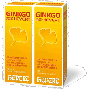 欧洲直邮德国药房HEVERT银杏叶补脑增强记忆血管硬化滴剂200ml