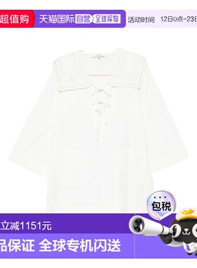 1h可退 香港直邮SEA 海洋 女士 海滩连衣裙 PF25076 white白色 舒