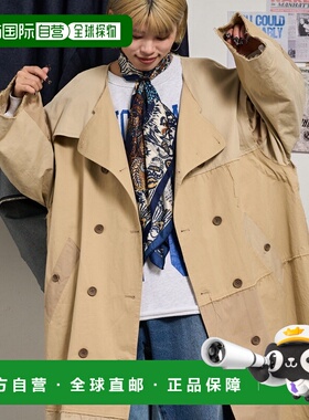 1h可退 日本直邮CIAOPANIC TYPY 女士2WAY长款风衣外套 TYZ105110
