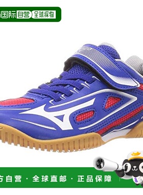 【日本直邮】美津浓CUBAMBISTAR Z2乒乓球鞋 蓝/白/红色18.0cm 2E