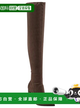 自营Guess Abetter 2 Boots Women Brown Pointed Toe Block Heel