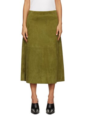 潮奢 Bottega Veneta 葆蝶家 女士 绿色半身裙 798890V4LG0
