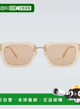 1h可退 香港直邮潮奢 Jacquemus 男士 Les Lunettes Soli 方框太