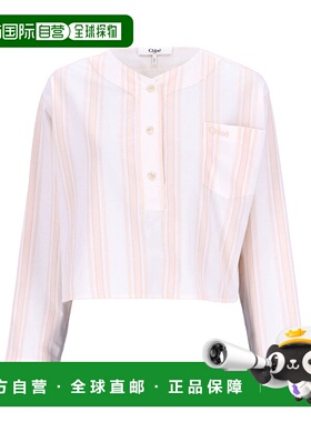 香港直邮Chloe 长袖上衣 CH25AHT05082条纹
