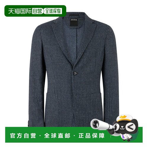 香港直邮ZEGNA 男士西服 916700A91DNMG0528R AW2025 蓝色 Single
