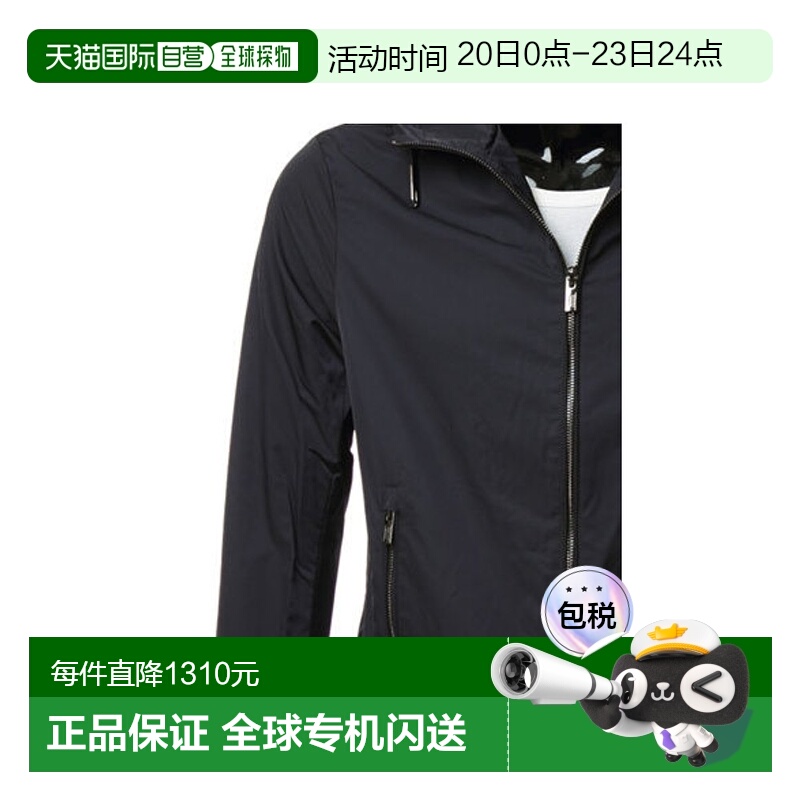 香港直邮Emporio Armani 徽标休闲夹克 8N1BQ01NZQZ阿玛尼