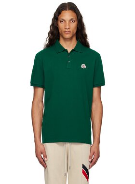 Moncler 盟可睐 男士 绿色贴饰 Polo 衫 J20918A0000984556