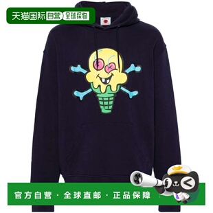 香港直邮ICECREAM blue蓝色 男士 IC23447 舒 蓝色毛线衫 1h可退