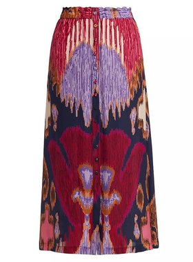 美国直邮Figue女士半身裙中长款休闲百搭 潮流时尚 舒适透气女装