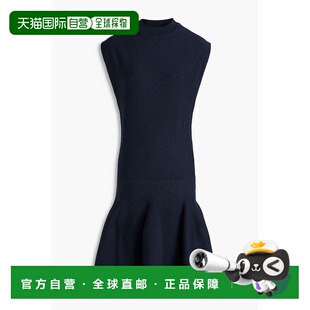 1h可退 香港直邮潮奢 alaia 女士 沟纹羊毛混纺迷你连衣裙 AA9R25