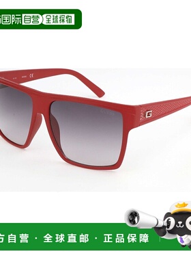 自营Guess Men's Factory 58mm Sunglasses - red 美国奥莱直发