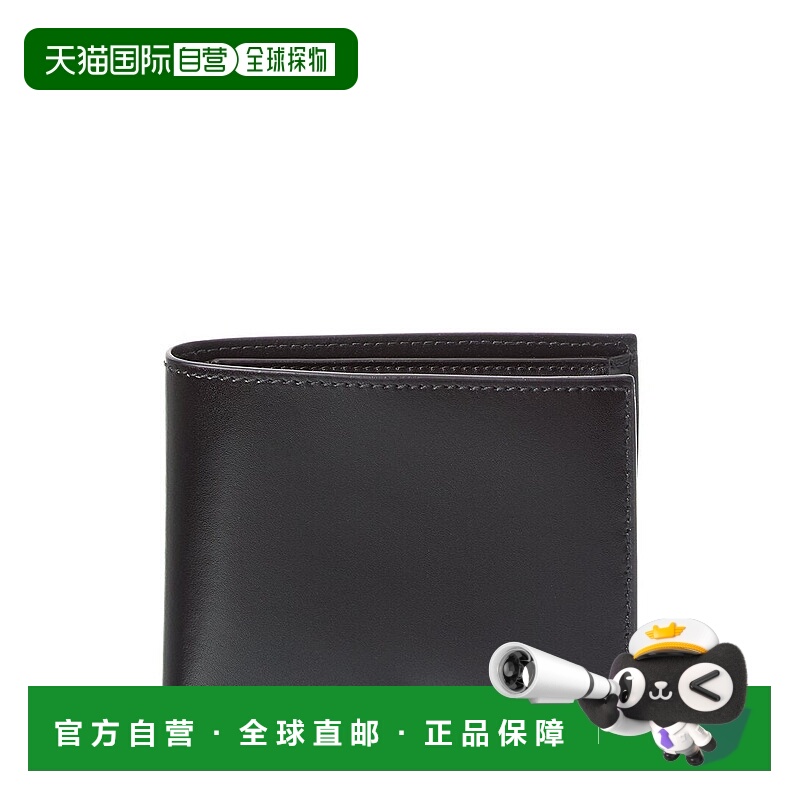自营salvatore ferragamo菲拉格慕皮革双折钱包-黑色 美国奥莱直