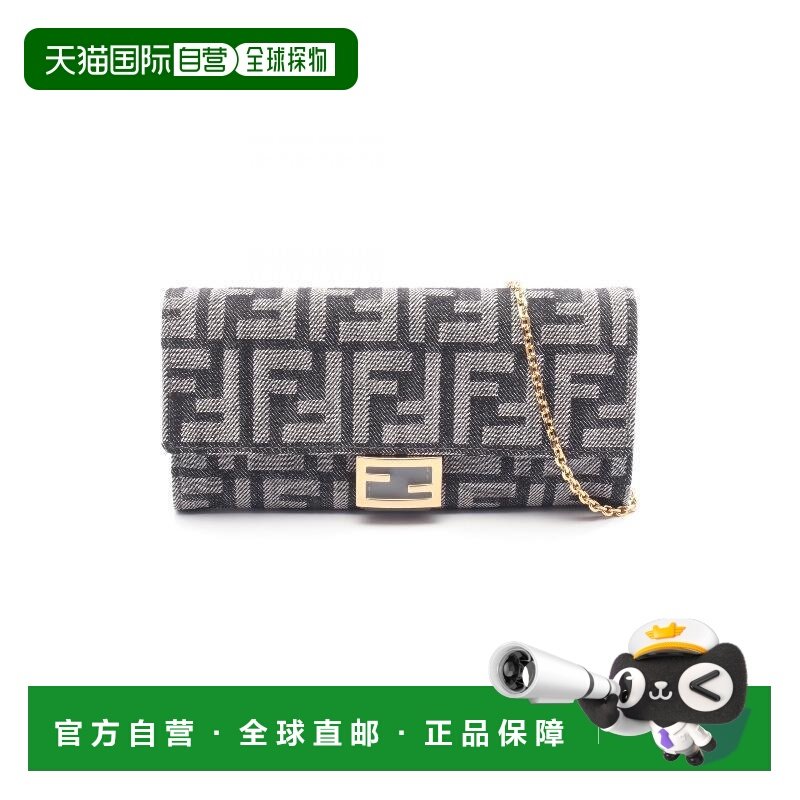 日本直邮中古Fendi芬迪女包S级99新chain walletWOC链条钱包牛仔,箱包皮具/热销女包/男包,通用款女包,淘宝优惠券,粉丝福利购,淘宝优惠卷