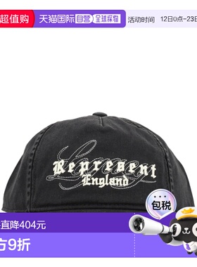 1h可退 香港直邮Represent 男士 棒球帽 MLM10035101 black黑色