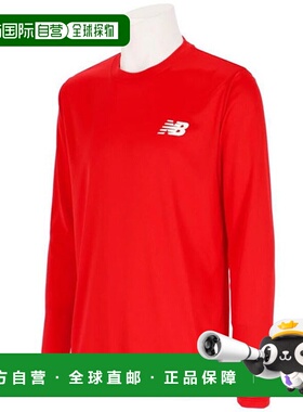 日本直邮New Balance 训练长袖衬衫 AMT45402-RD 男款