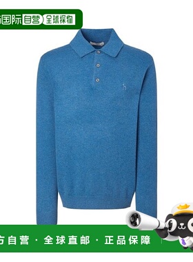 韩国直邮HAZZYS [25FW] 赫奇斯深蓝色羊绒卡拉针织衫（HZSW5D469B