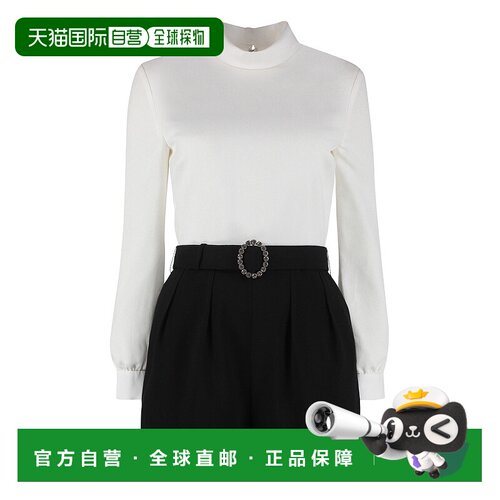 香港直邮SAINT LAURENT 女士休闲套装 691289Y012W9601 CO 白色