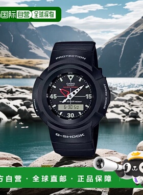 【日本直邮】CASIO卡西欧男士手表AW-500E-1EJF黑色圆形运动休闲