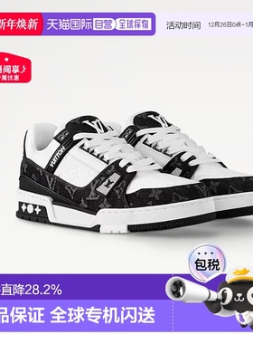 自营欧洲直邮LV路易威登Trainer牛皮经典印花板鞋男女款新年礼物