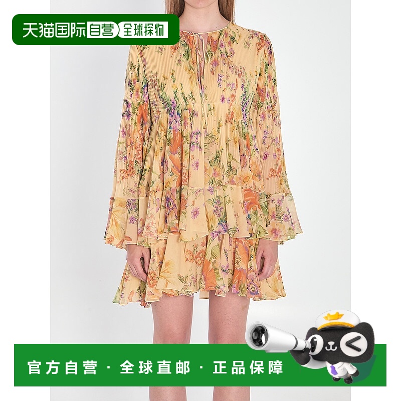 香港直邮CELINE 女士连衣裙 RR0CU0415GAI2 AW2025 花色 Mini pli
