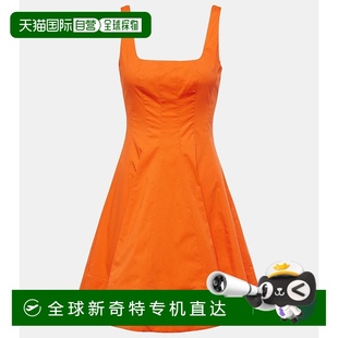 001405 香港直邮Staud 女士 Wells 棉府绸迷你连衣裙