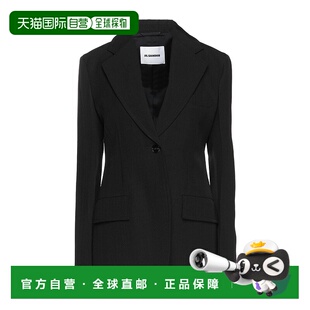 吉尔 桑达 女士 1h可退 外套 Sander 西装 black黑色 香港直邮Jil