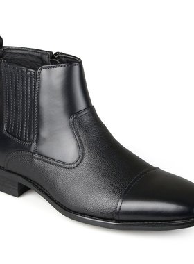 【美国奥莱】直发 Vance Co. 男士宽幅 Alex 切尔西靴 - 黑色