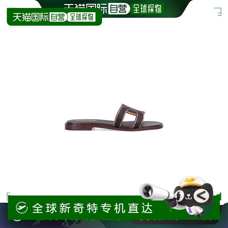 1h可退 香港直邮TOD'S 女士凉鞋 XXW70K0GU70MID9999 CO 黑色拖鞋