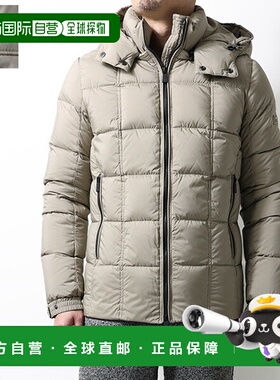 日本直邮TATRAS GESSO 男士尼龙连帽拉链羽绒服 (MTA19A4569)带品