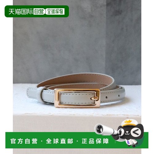 日本直邮florge 简约方形扣细腰带 FL8218EW04229 腰带