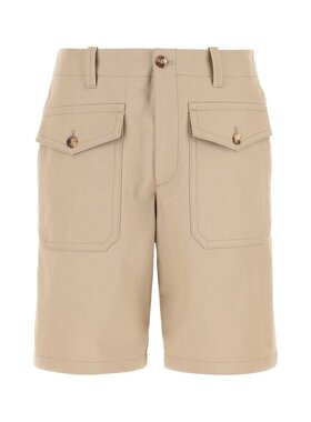 mcqueen 亚历山大·麦昆 男士 口袋细节百慕大短裤 730730QUS01
