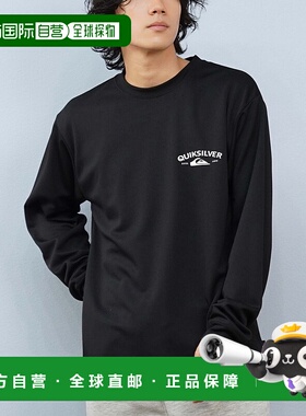 1h可退 日本直邮Quiksilver 男女同款 长袖T恤 背面印花 QLT25400