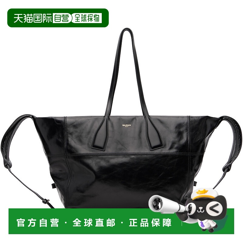 1h可退 香港直邮潮奢 Balmain 巴尔曼 男士 黑色 Track Zip Shiny