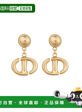 欧洲直邮ChristianDior迪奥耳钉E1812CDNMT-D300金色耳环精致配饰