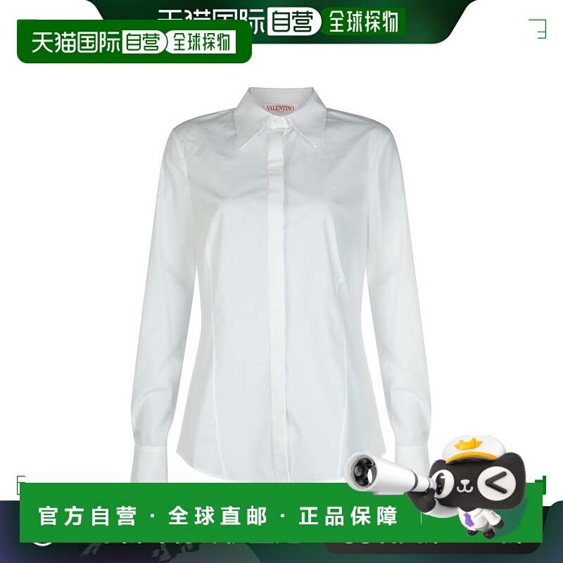 香港直邮Valentino 华伦天奴 女士 纽扣长袖衬衫 3B0AB5F15A6修身