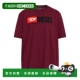 香港直邮潮奢 舒适时尚 Diesel 男士 1h可退 red红色 迪赛 T恤