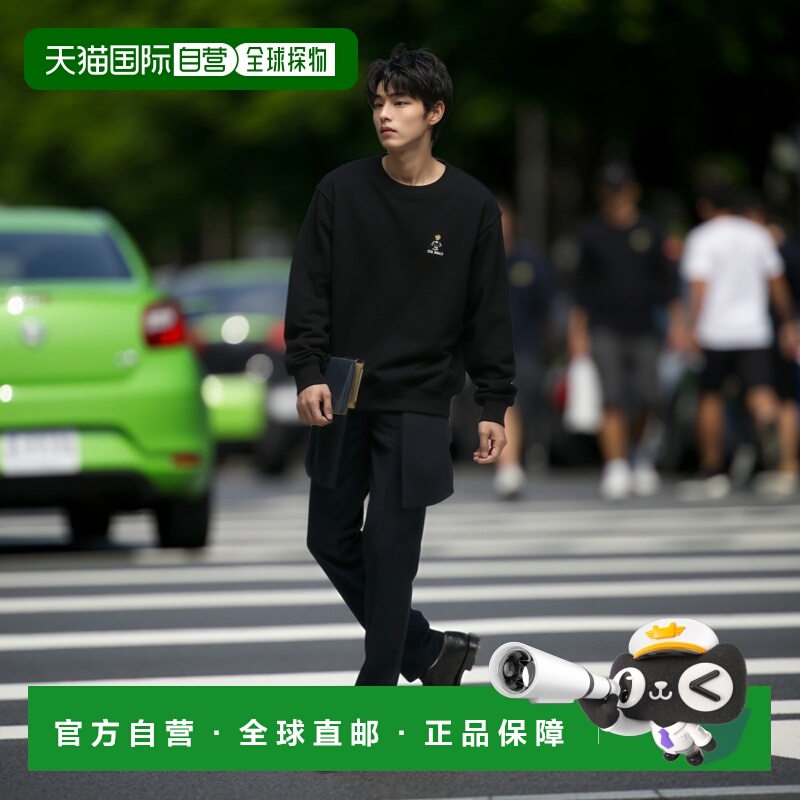 1h可退 日本直邮BEAMS HEART 男士 稍宽松长袖刺绣卫衣 421301428