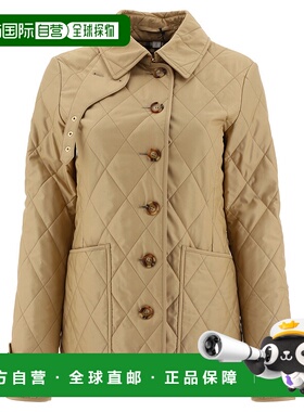 香港直邮BURBERRY 女士夹克 8049868 AW2024 米白色 diamond-quil