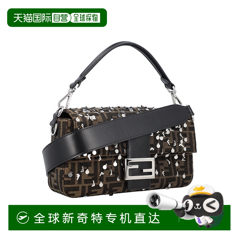 1h可退 香港直邮FENDI 男士单肩包 7VA572APD4F1MLD SS2025 黑色