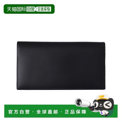 日本直邮ETTINGER 带 8 个 CC 的大衣钱包带皮革的大衣钱包 真皮