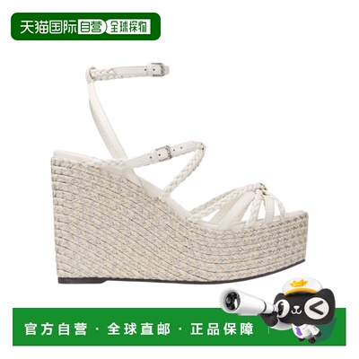 1h可退 香港直邮Jimmy Choo Nyra 100坡跟凉鞋 NYRA100ZKQ