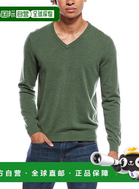 自营Mette Cashmere V-Neck Sweater - green 美国奥莱直发毛衣